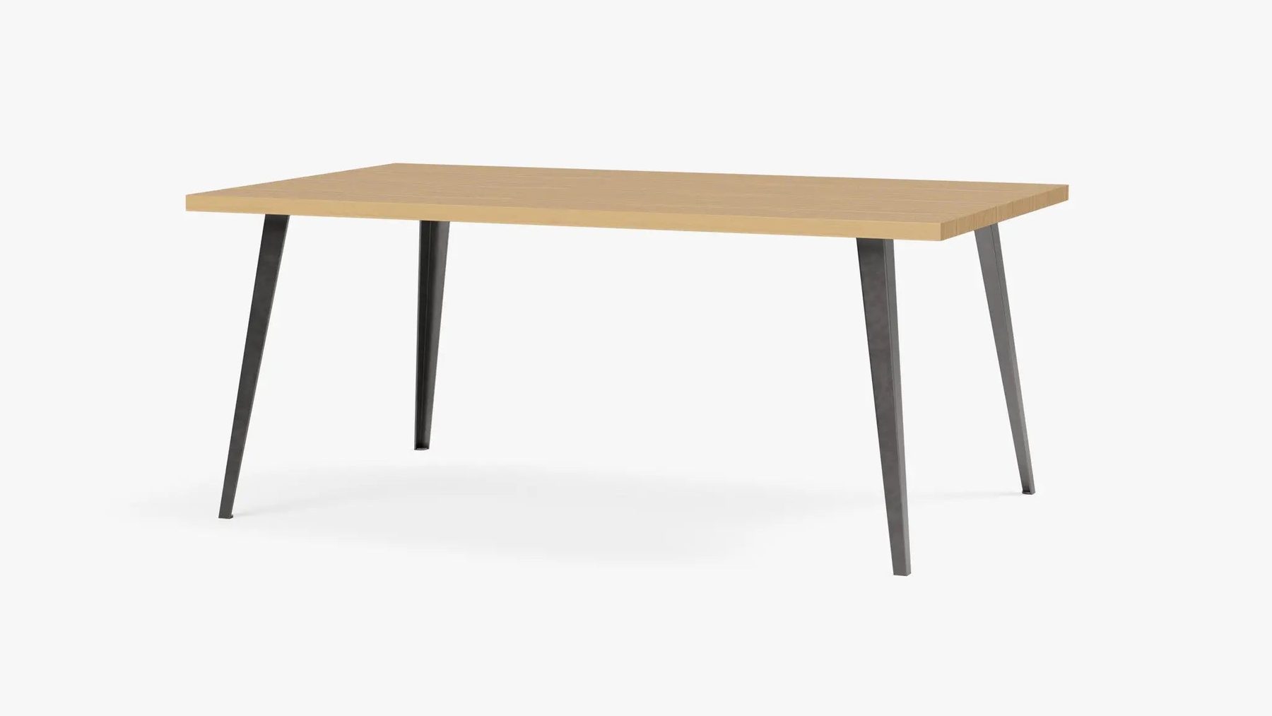 LVL Metal Leg Dining Table